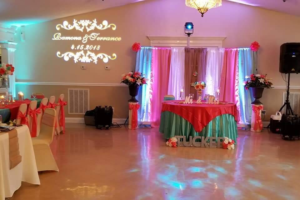 Wedding setup