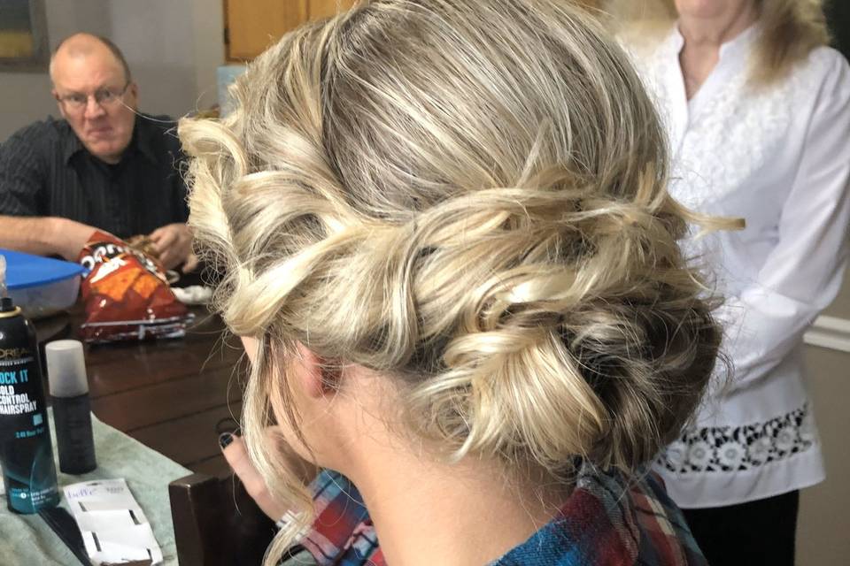 Updo's impressing everyone