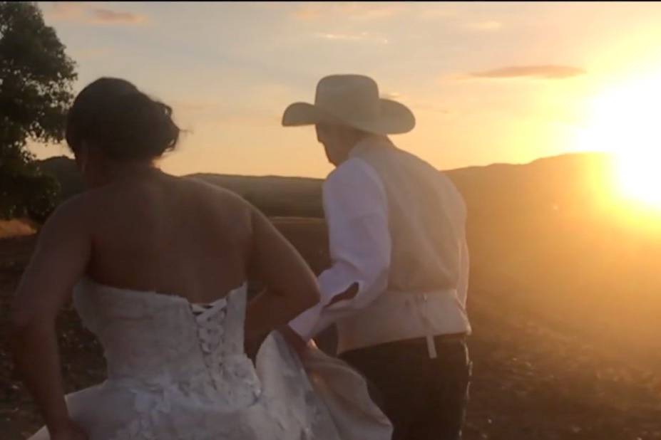 Sunset / Viejas Mountains / Li