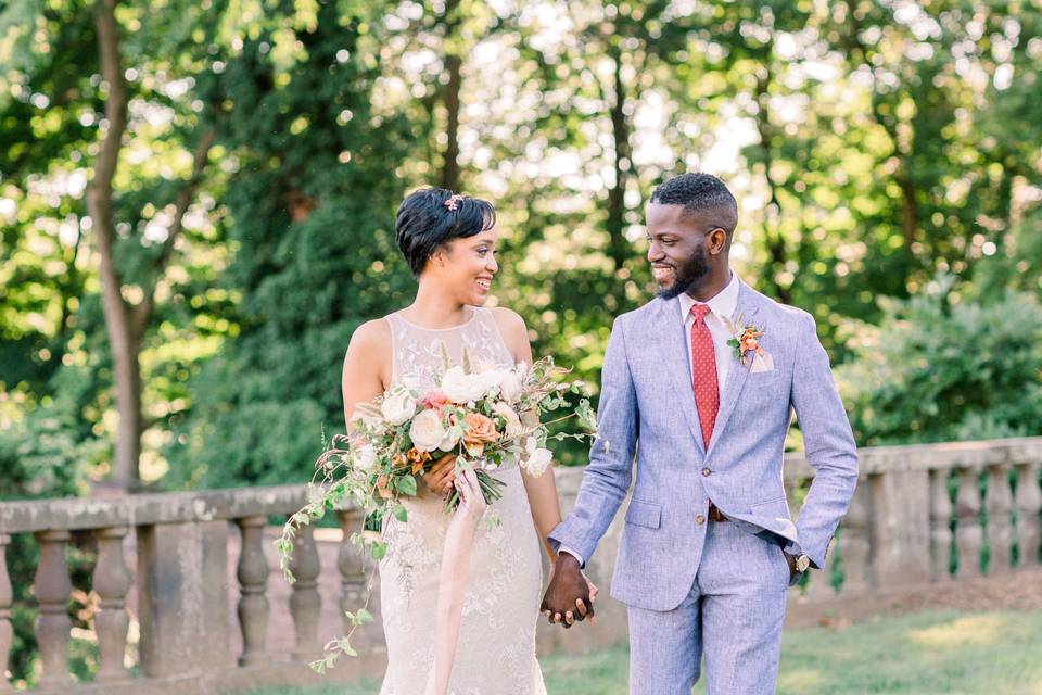 A Parisian elopement at Tyler Gardens shot by Stacy Hart Photography.