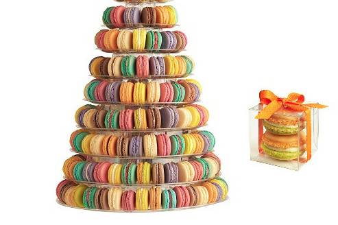 Macaron holiday tree