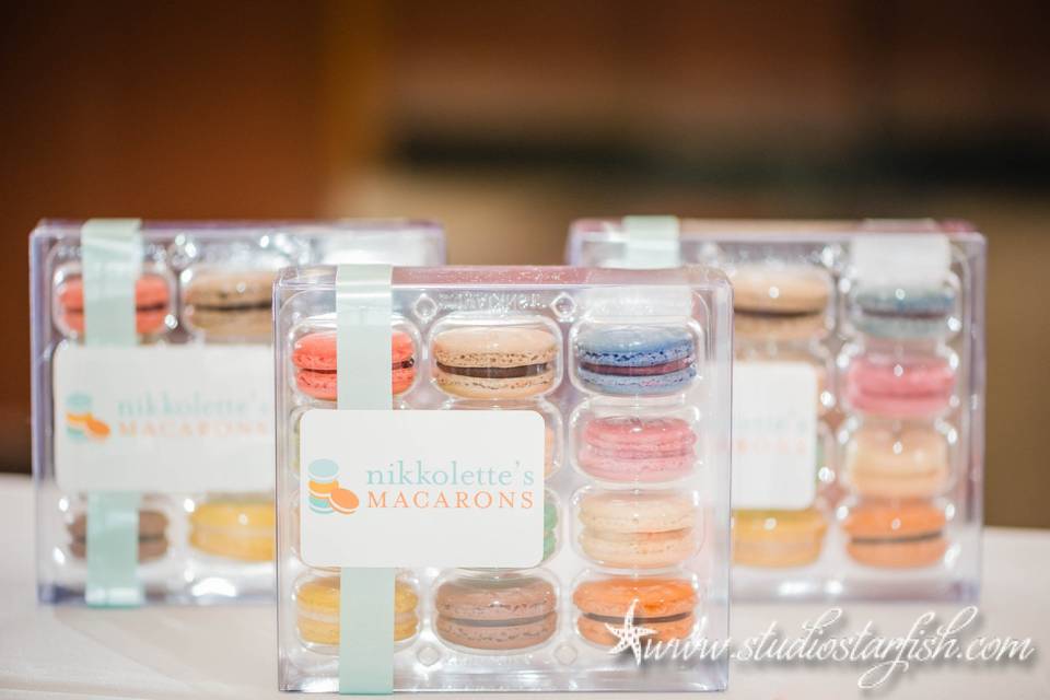 Assorted macarons