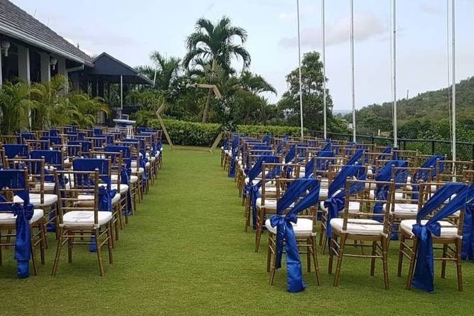 Beautiful Ceremony on the Lawn