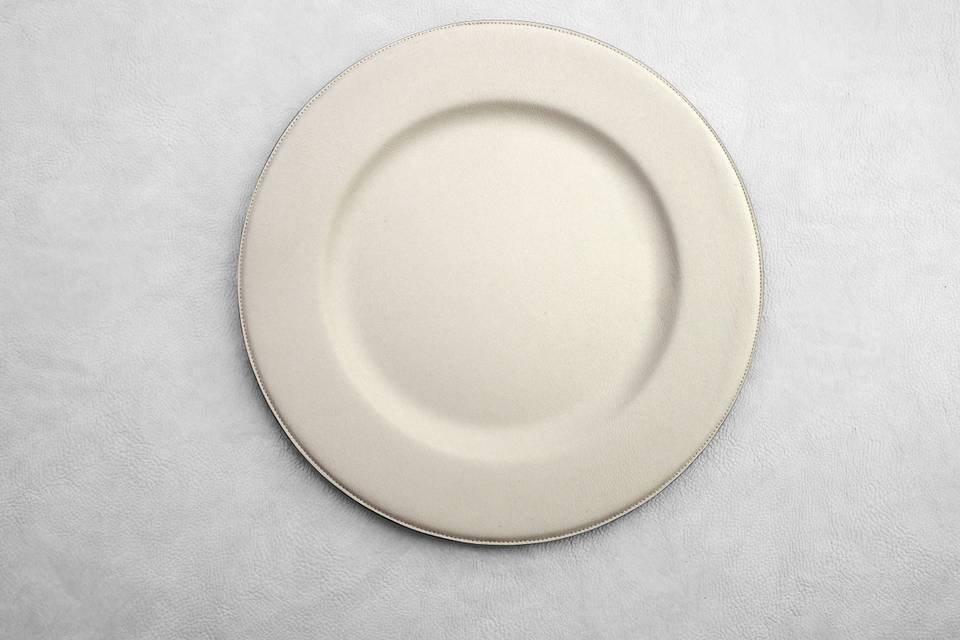 Evelyn Cream Charger Plate