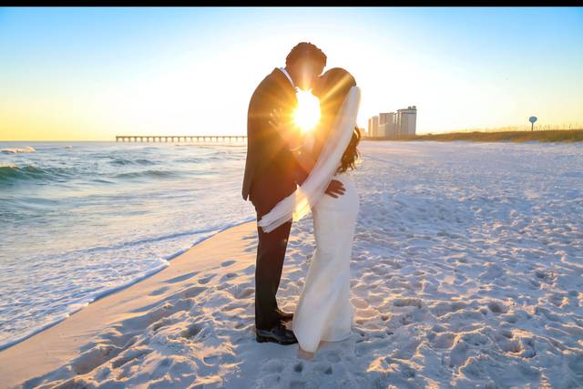 Navarre Sunset Beach Wedding
