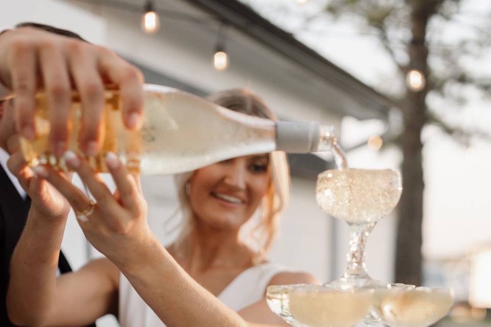Champagne Tower
