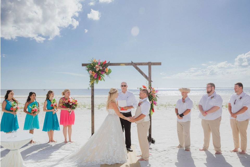 I do ceremony beach