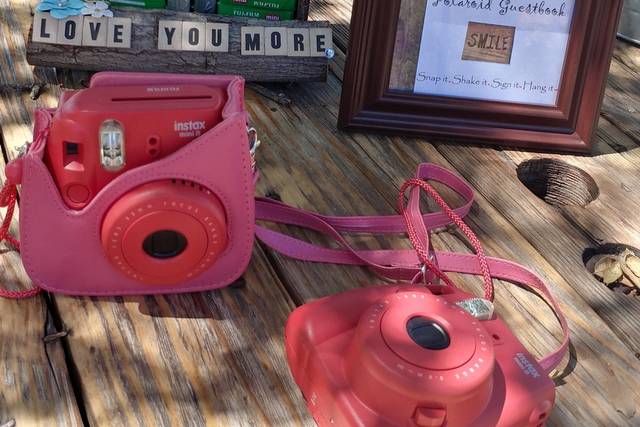 Polaroid guest book