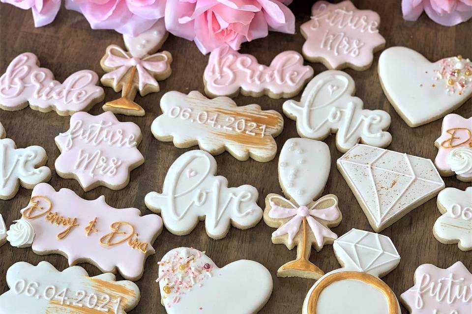 Custom Wedding Cookies