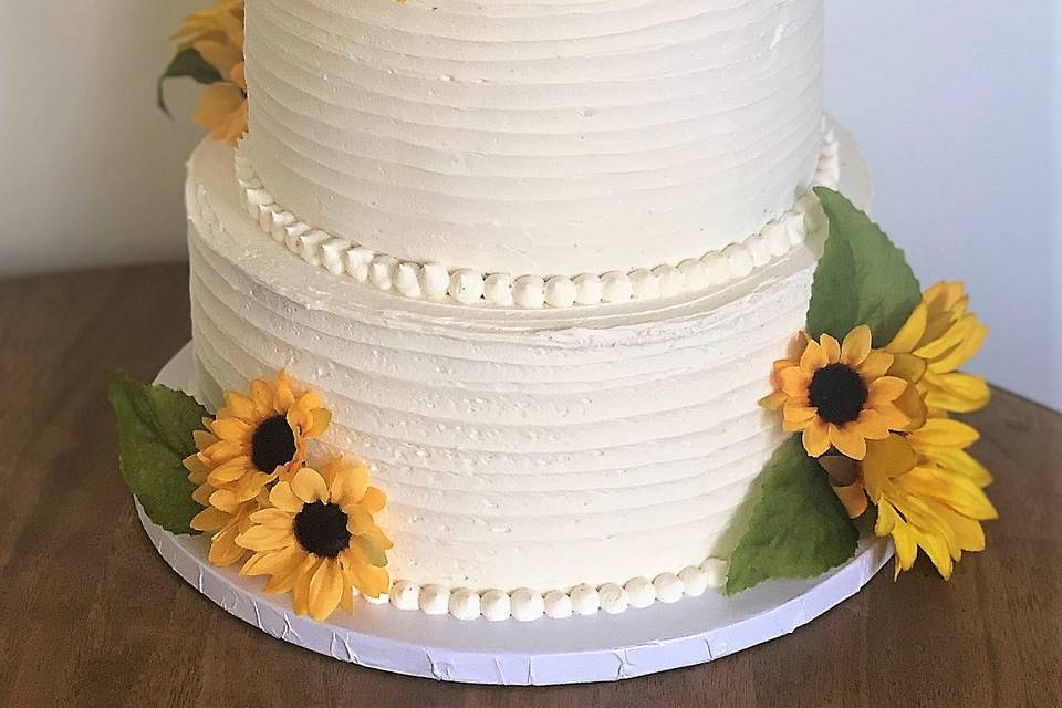 Wedding Cake Sunflowers