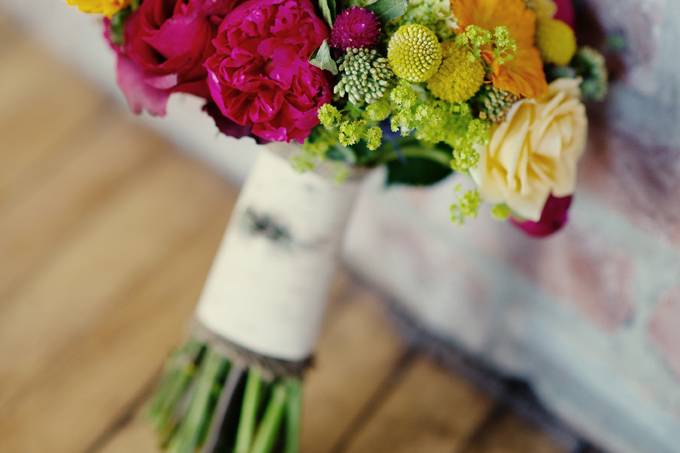Details of Vibrant Bouquet