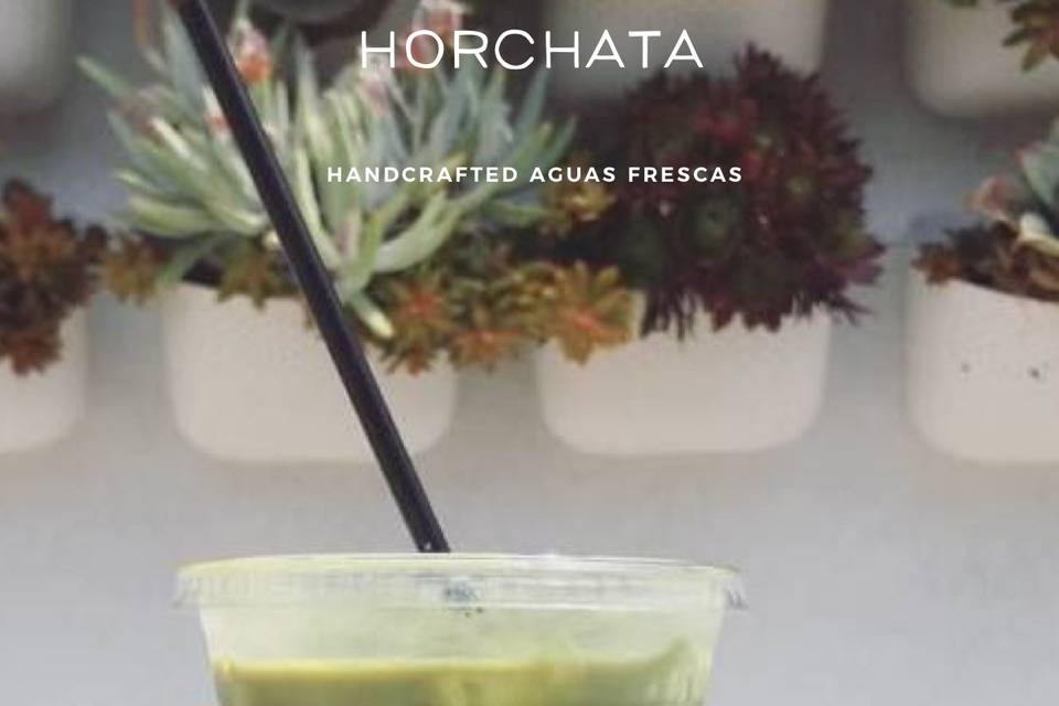 Green tea matcha horchata