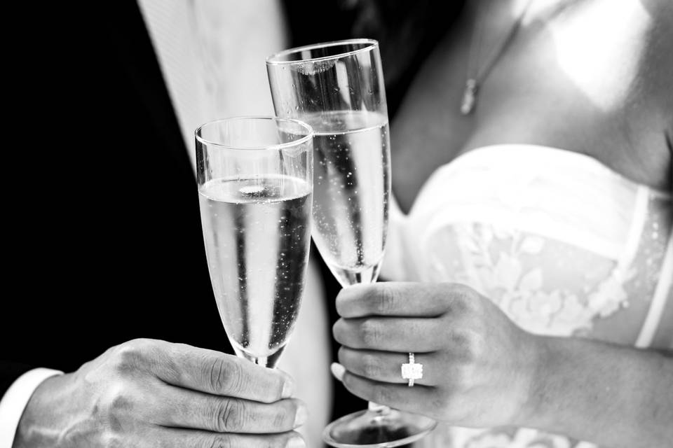 Newlyweds cheers