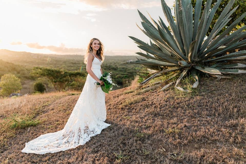 Bride with Bouquet