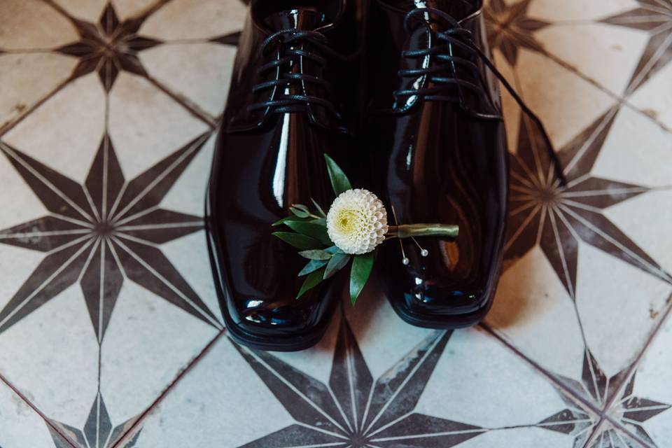 Groom's boutonniere