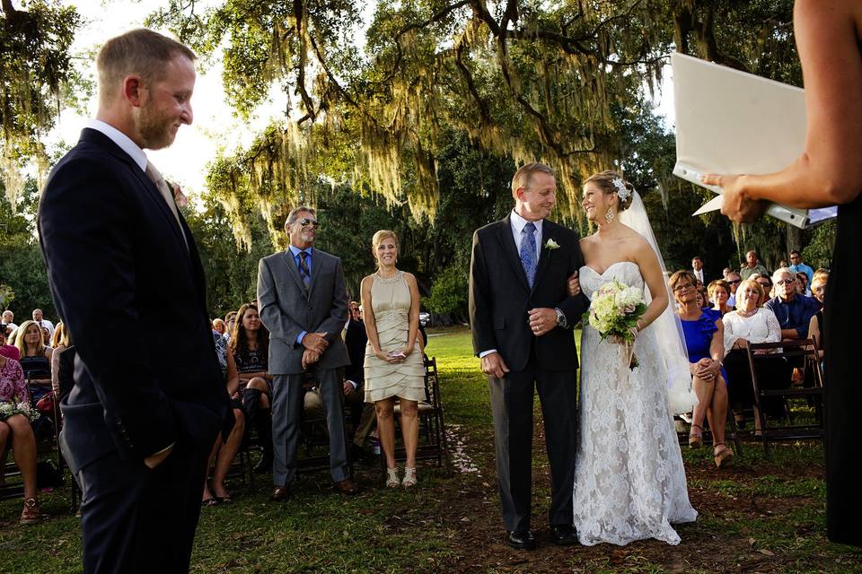 Hollywood SC wedding ceremony