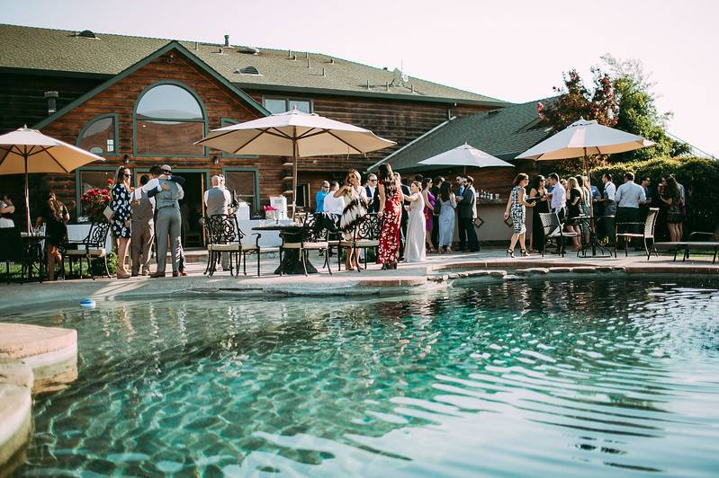 Poolside cocktails