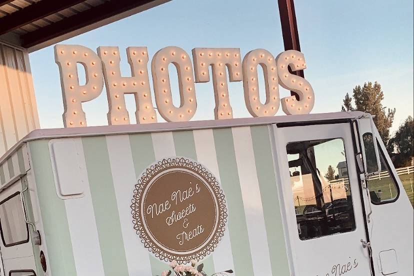 Vintage Ice Cream Truck Booth