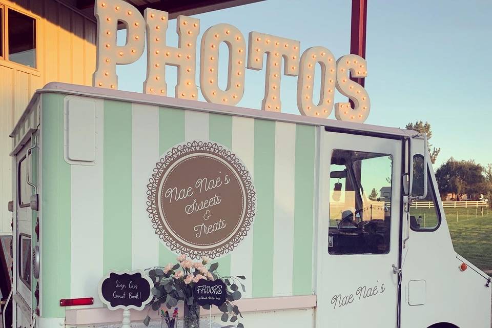 Vintage Ice Cream Truck Booth