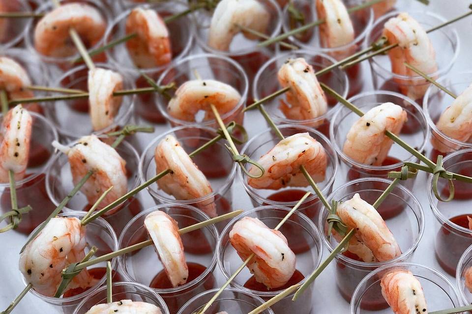 Shrimp cocktail shooters