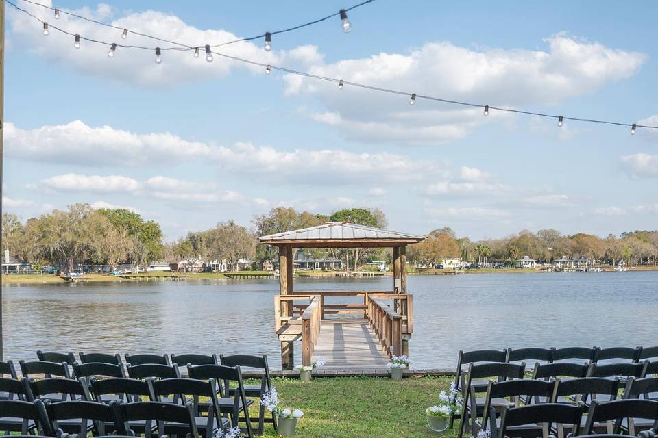 Lakeside ceremony