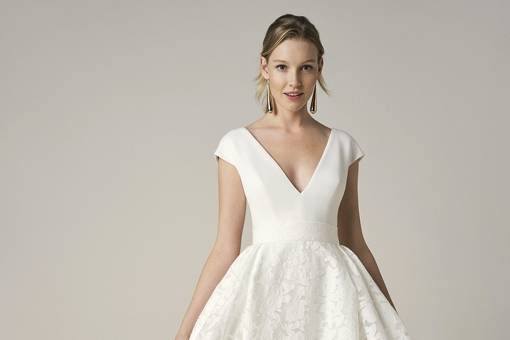 Lace Wedding Dress With Halter Neckline - I Do Bridal & Formal Mobile,  Alabama Montgomery AL