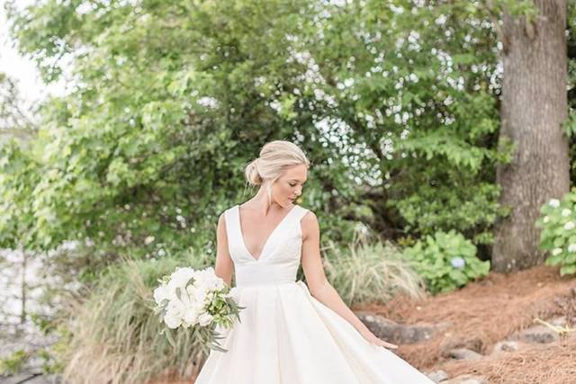 The white store room bridesmaid dresses