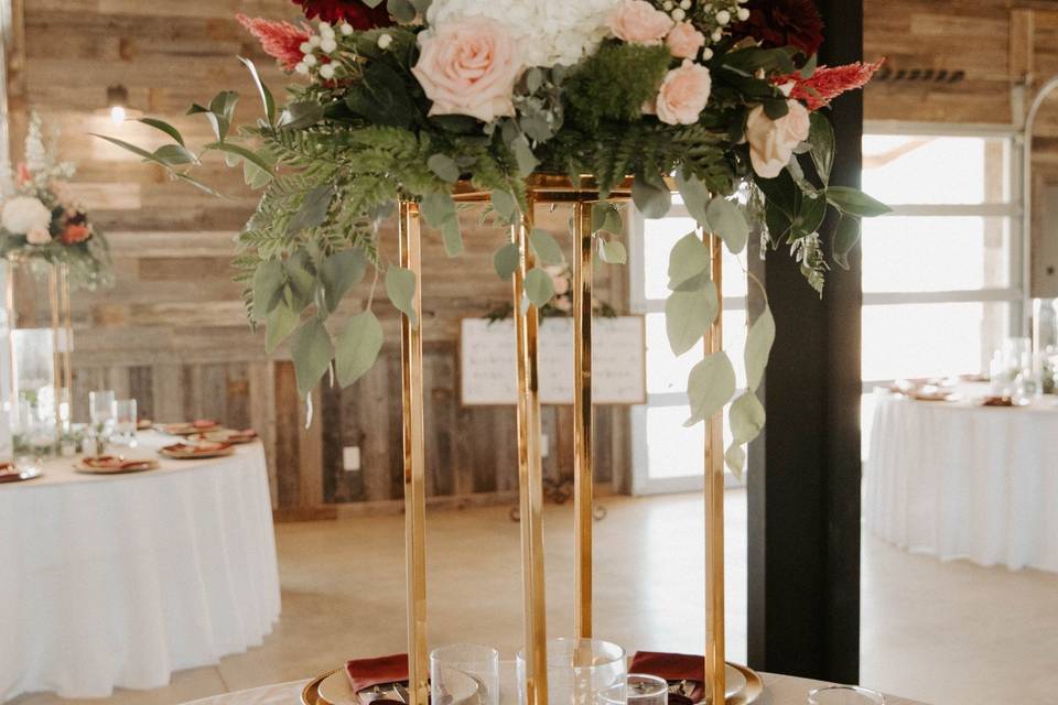 Wedding Centerpiece details