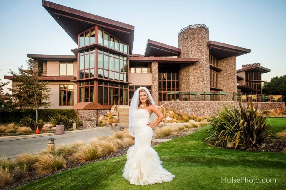 Bride at Golf Course