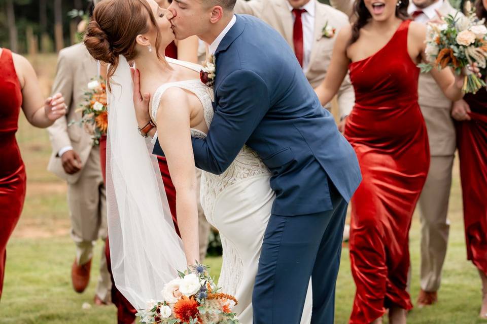 Beautiful fall ceremony.