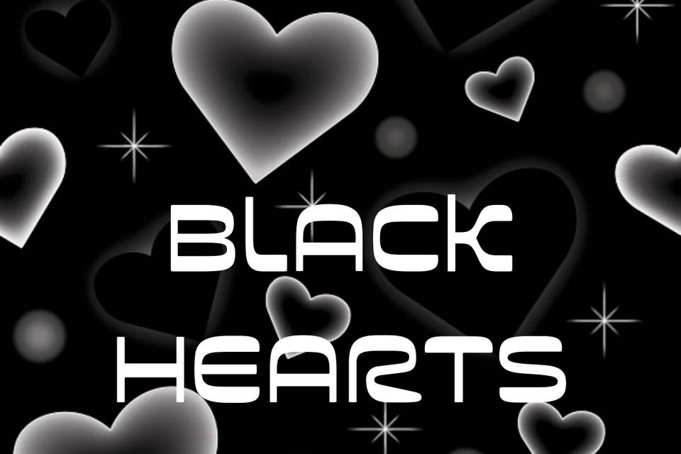 Backdrop Black Hearts