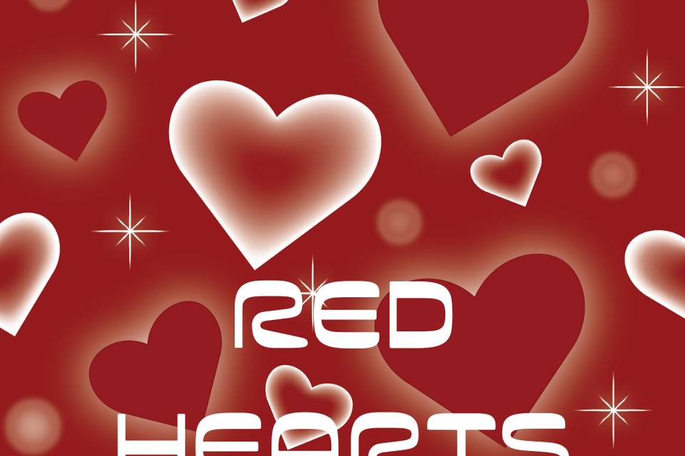 Backdrop Red Hearts