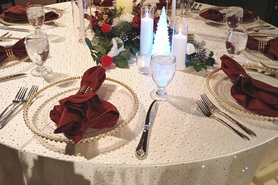 Table set up