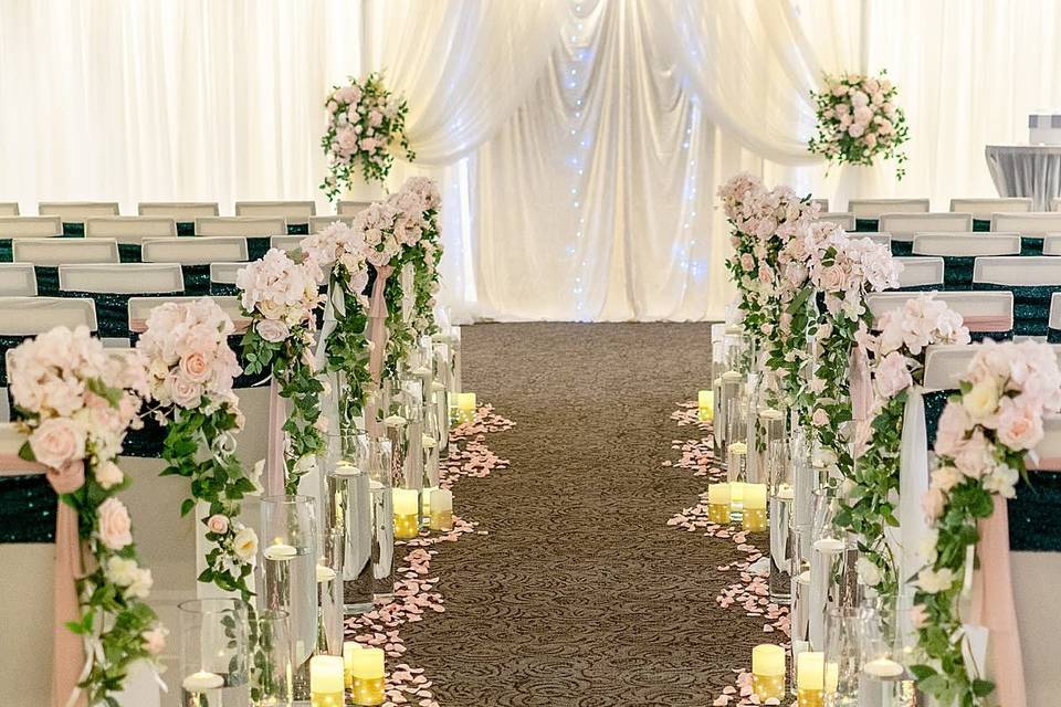Ceremony aisle