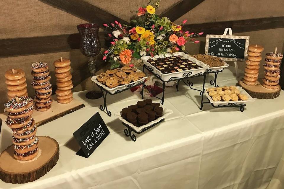 Assorted sweet treats