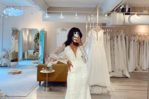 Designer wedding gown
