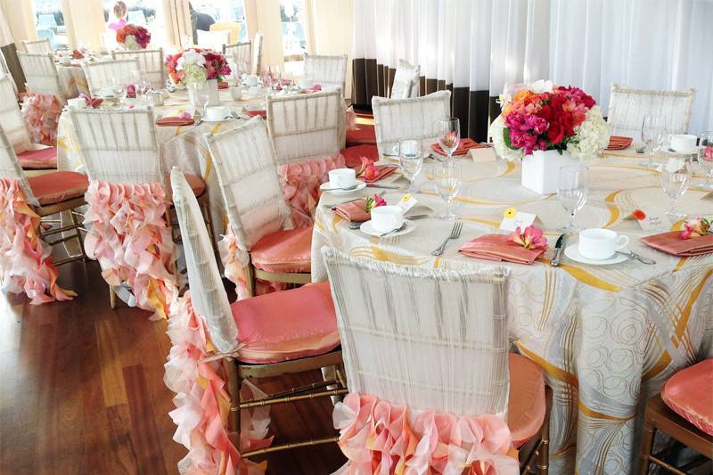 Sherbet inspired wedding brunch