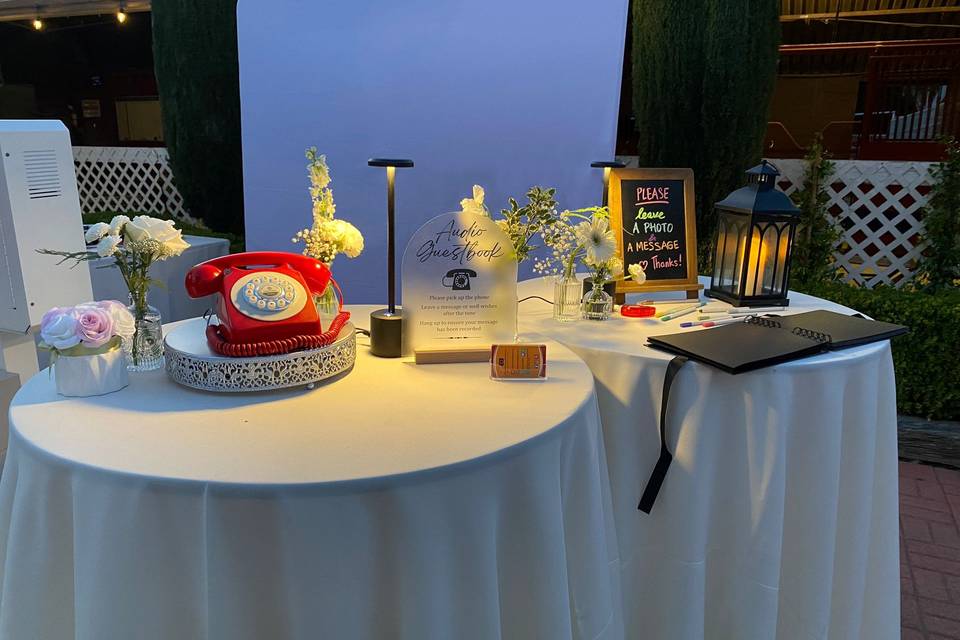 Scrapbook + Audio Guestbook
