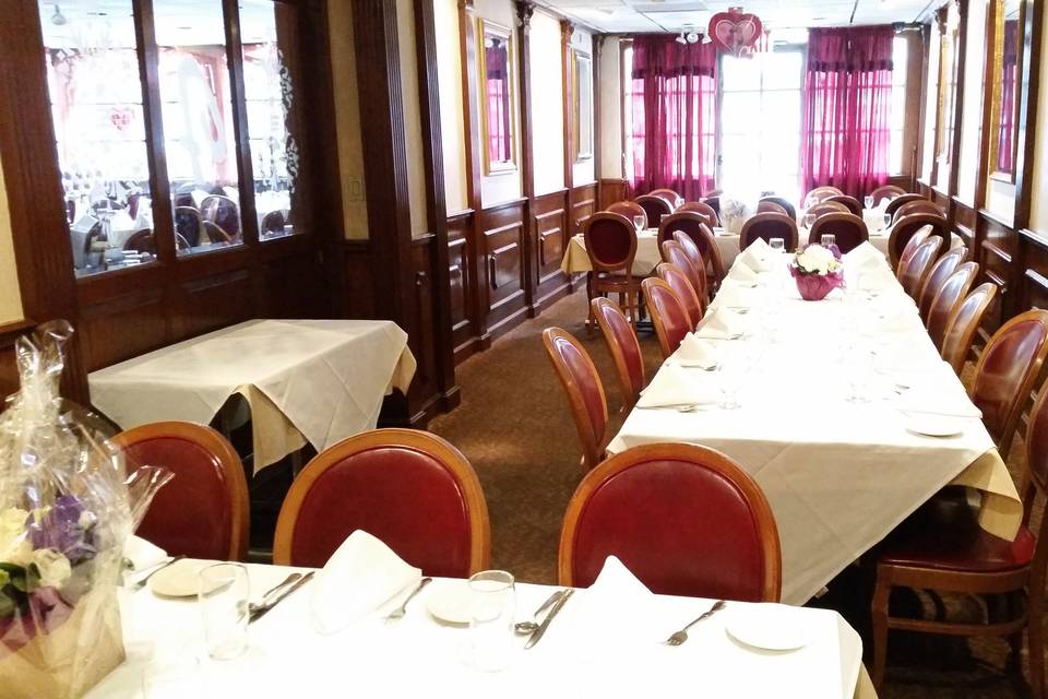 The Family Restaurant reception area