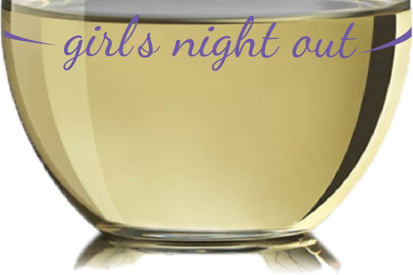 Stemless wine glass - bail me out and girl's night out