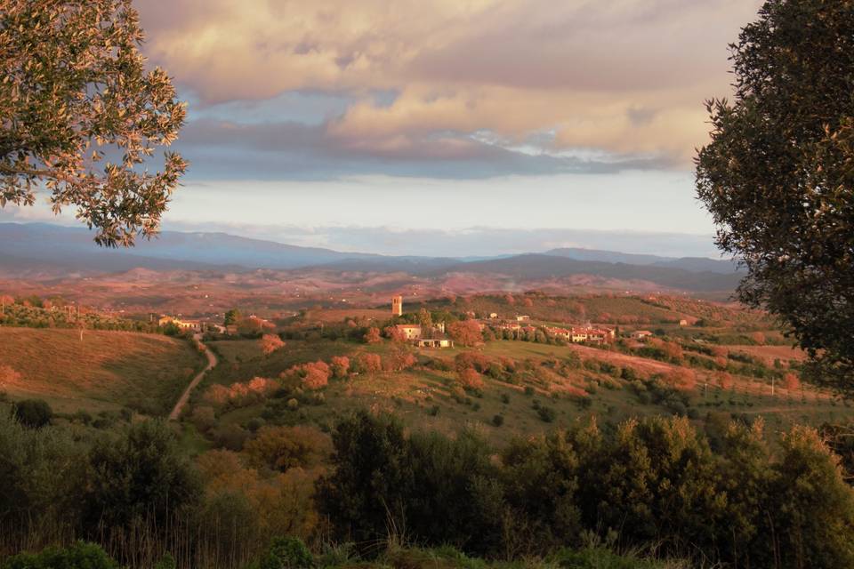 View over Tuscany