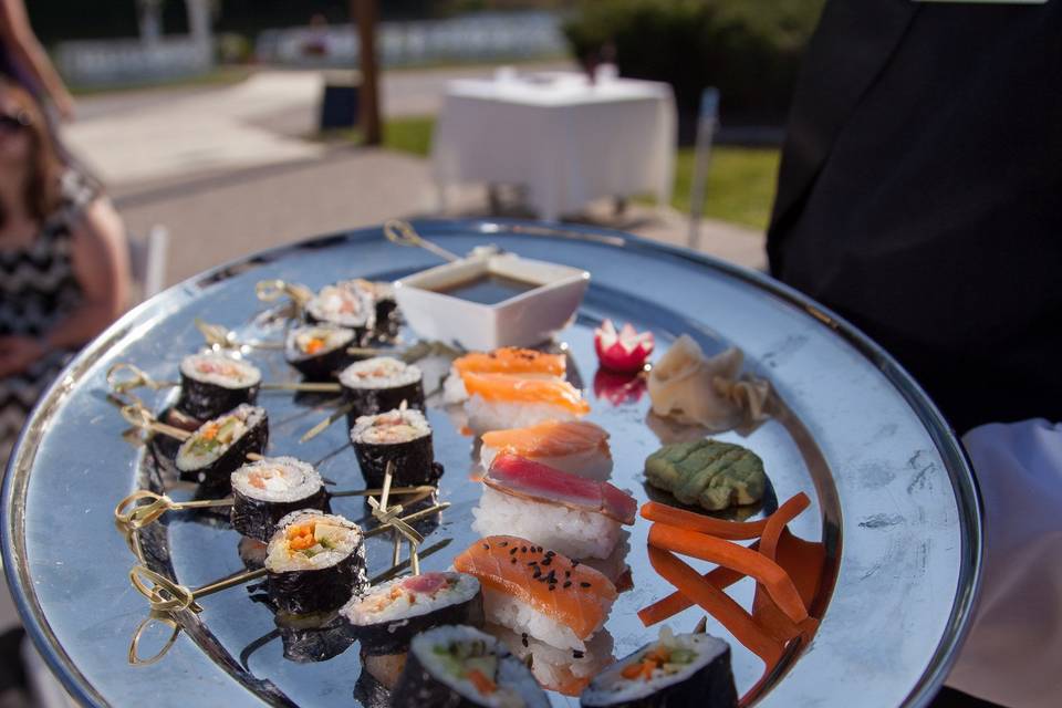 Sushi plate