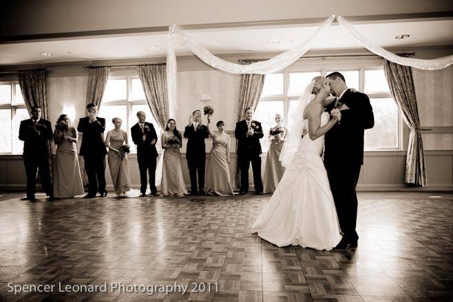 First dance as newlyweds