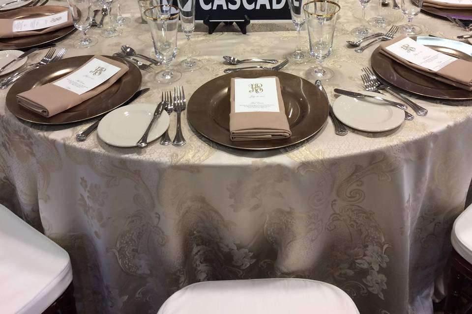 Table Décor at Hotel