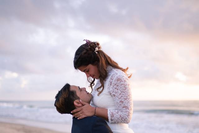 Wedding day portrait
