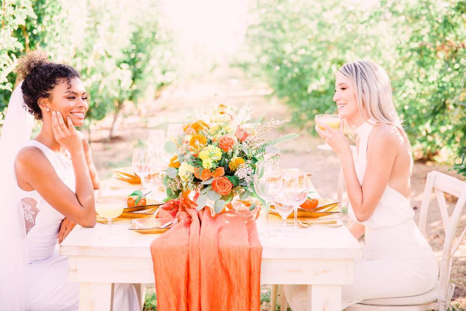 Citrus Inspired Wedding