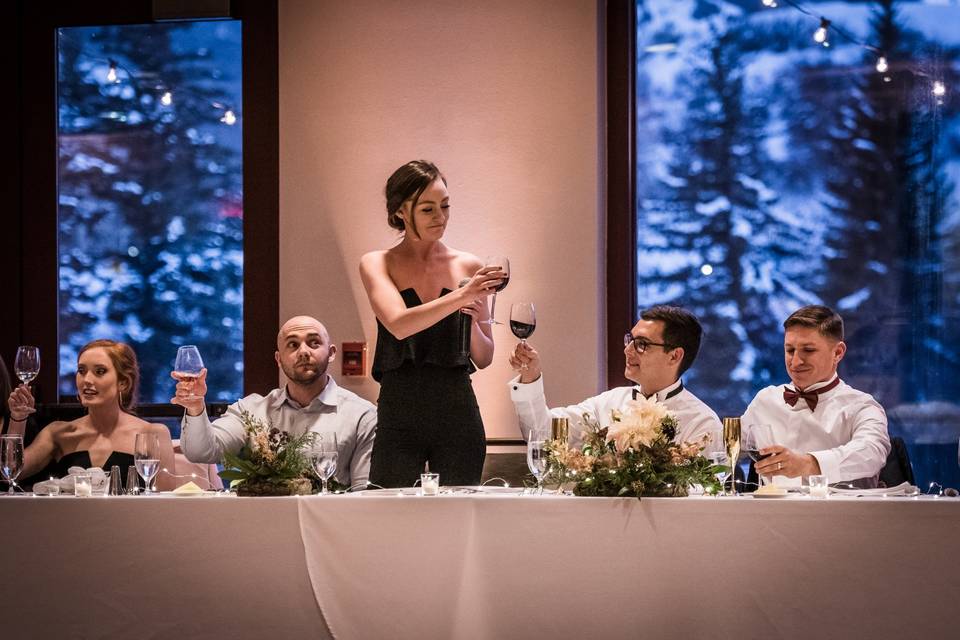 Maid of honor speech