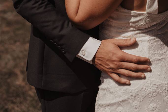 Michigan backyard wedding