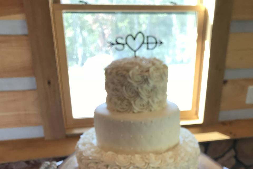 Fall wedding cake