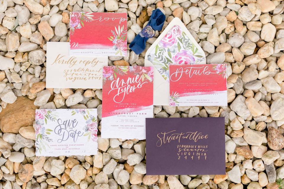 Caligraphy Invites